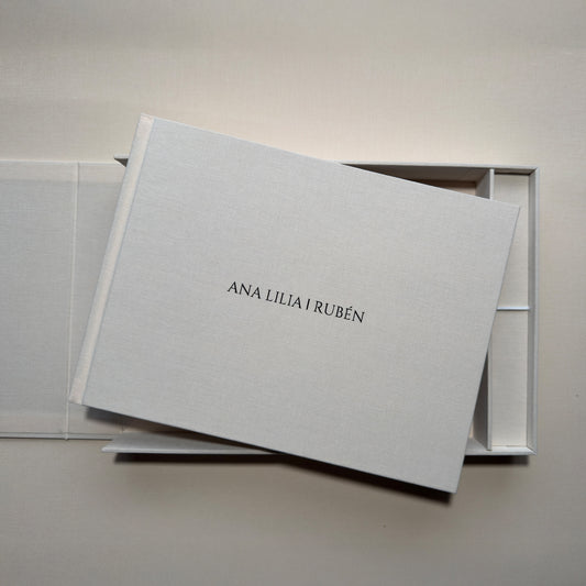 Fotolibro premium con estuche de lujo